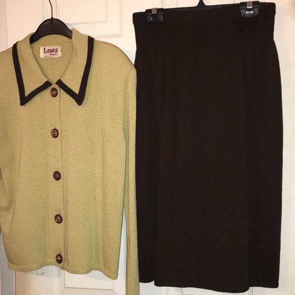 Laura by Altzia 2 pc Skirt Set Size 10 - Picture 4 of 5